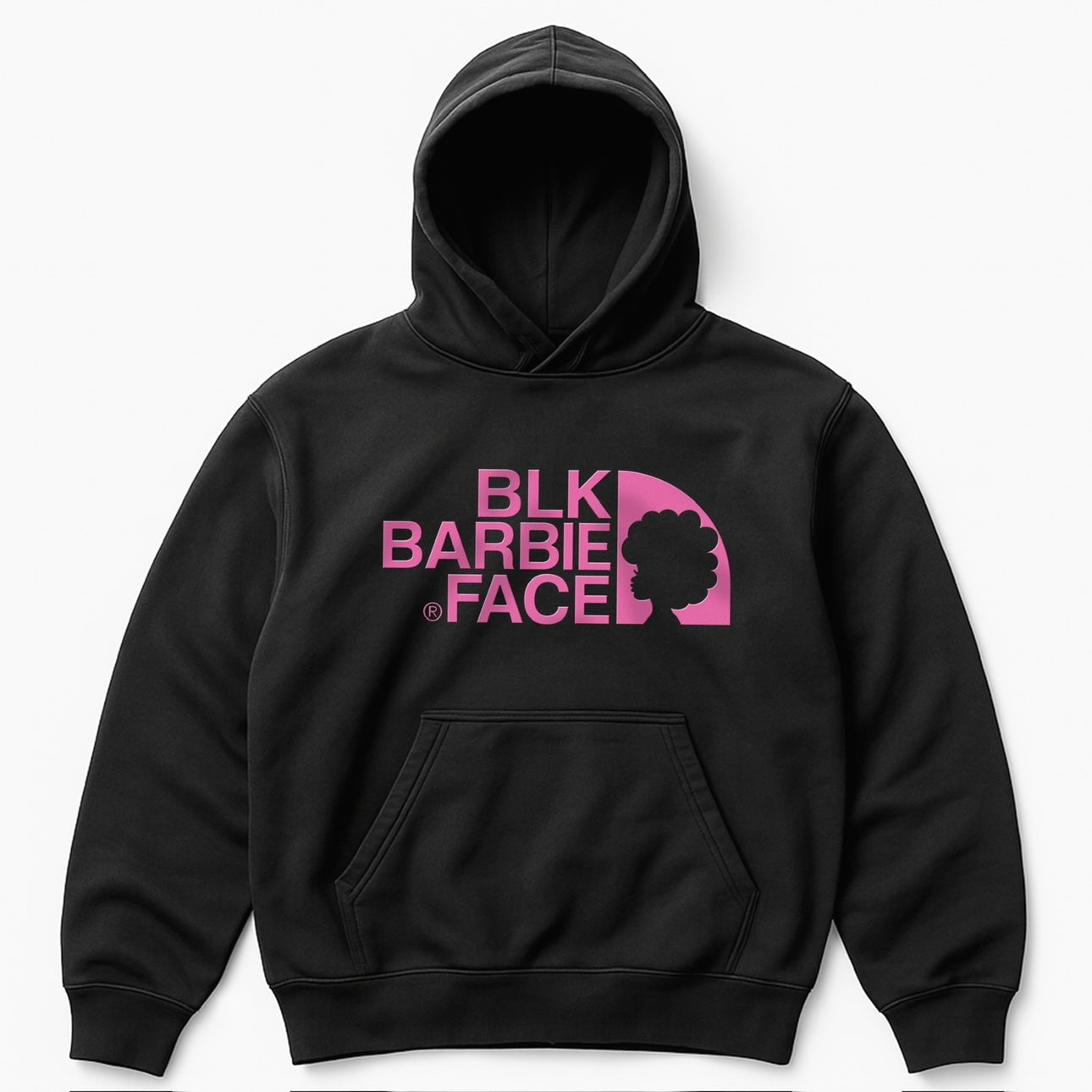 Black Barbie Face - Hoodie