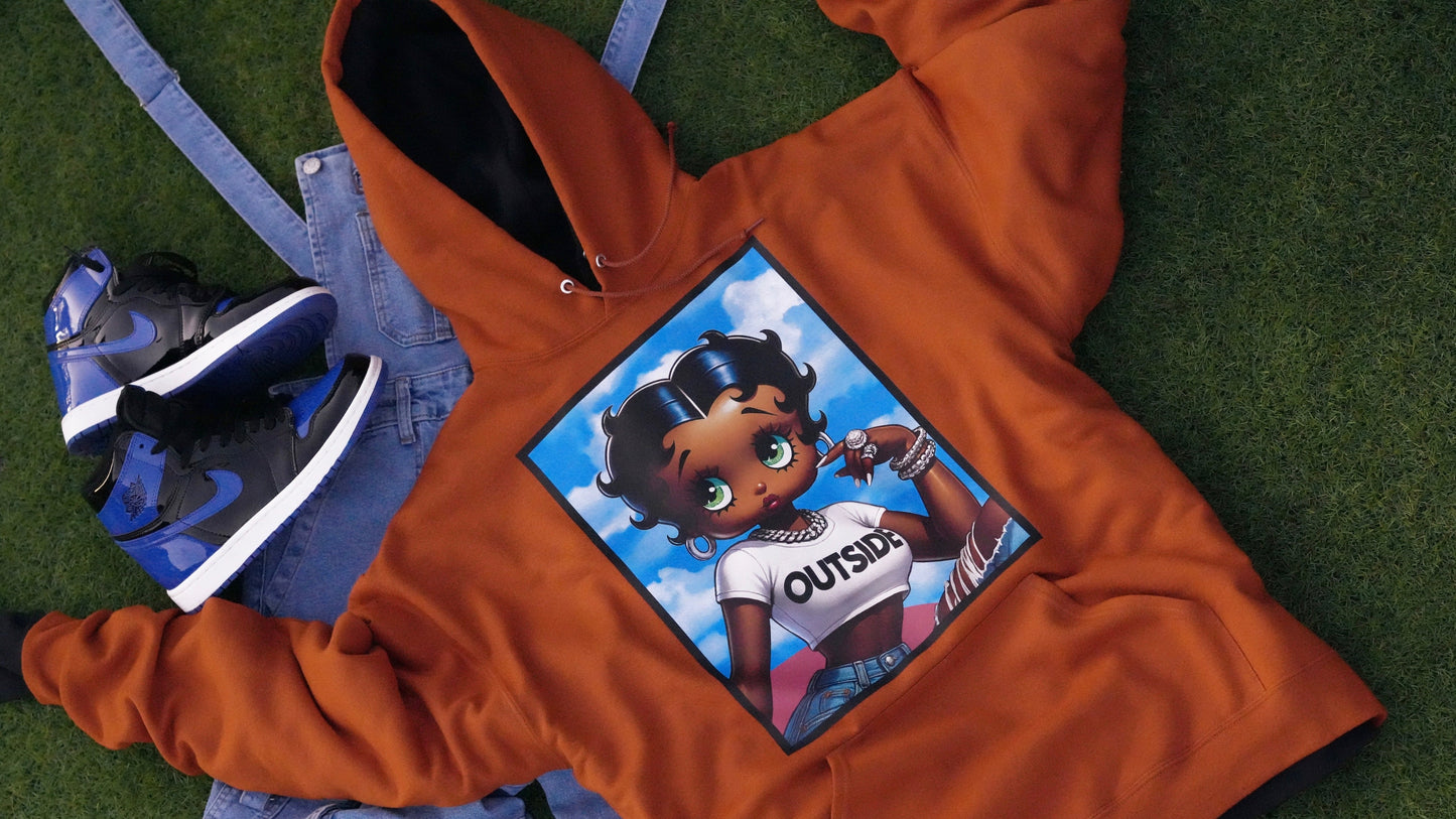 Exclusive Pretty Pic B (burnt orange)