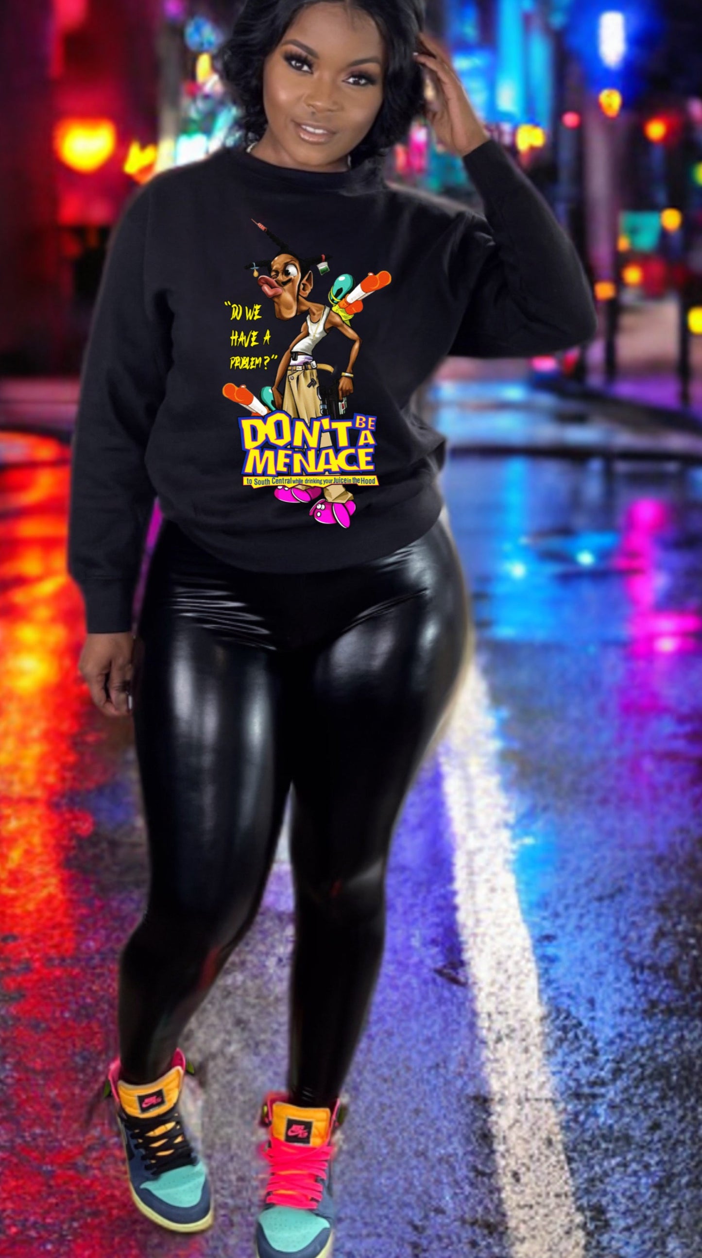 Don’t be a Menace crewneck