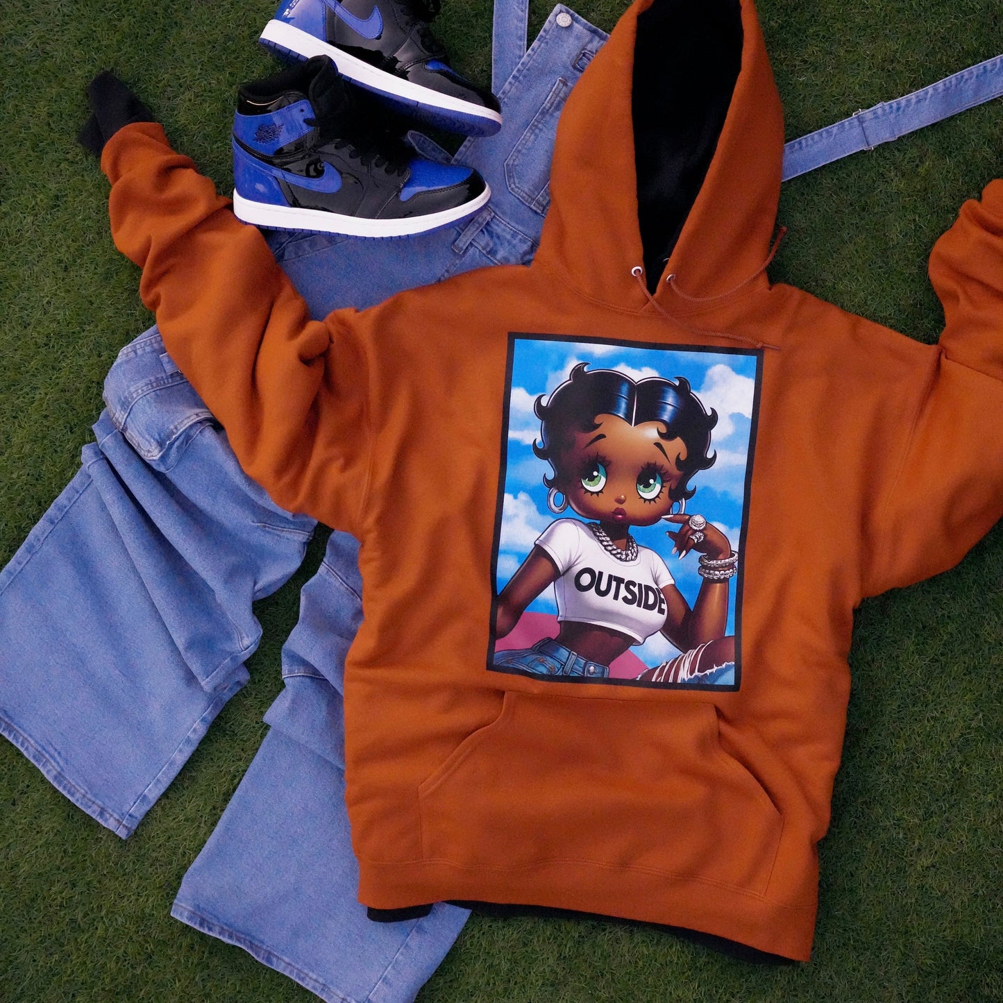 Exclusive Pretty Pic B (burnt orange)