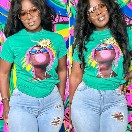 Bubble Gum Girl Tee