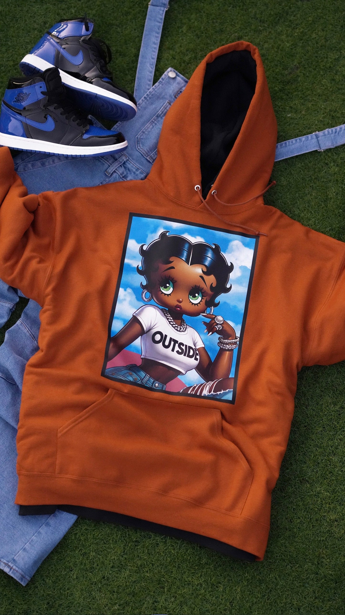 Exclusive Pretty Pic B (burnt orange)