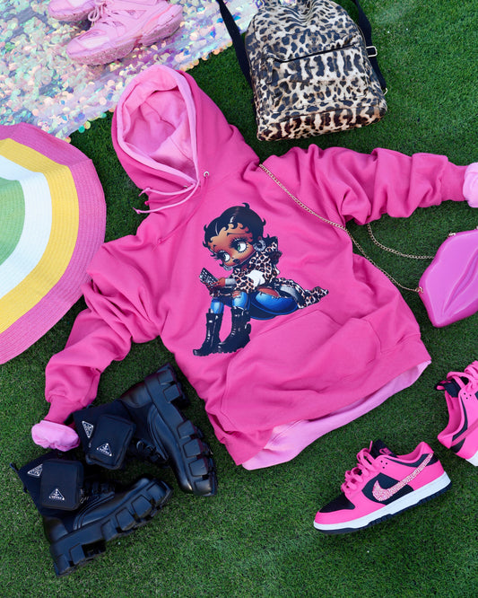 (Deal) Leopard Print B - Hoodie