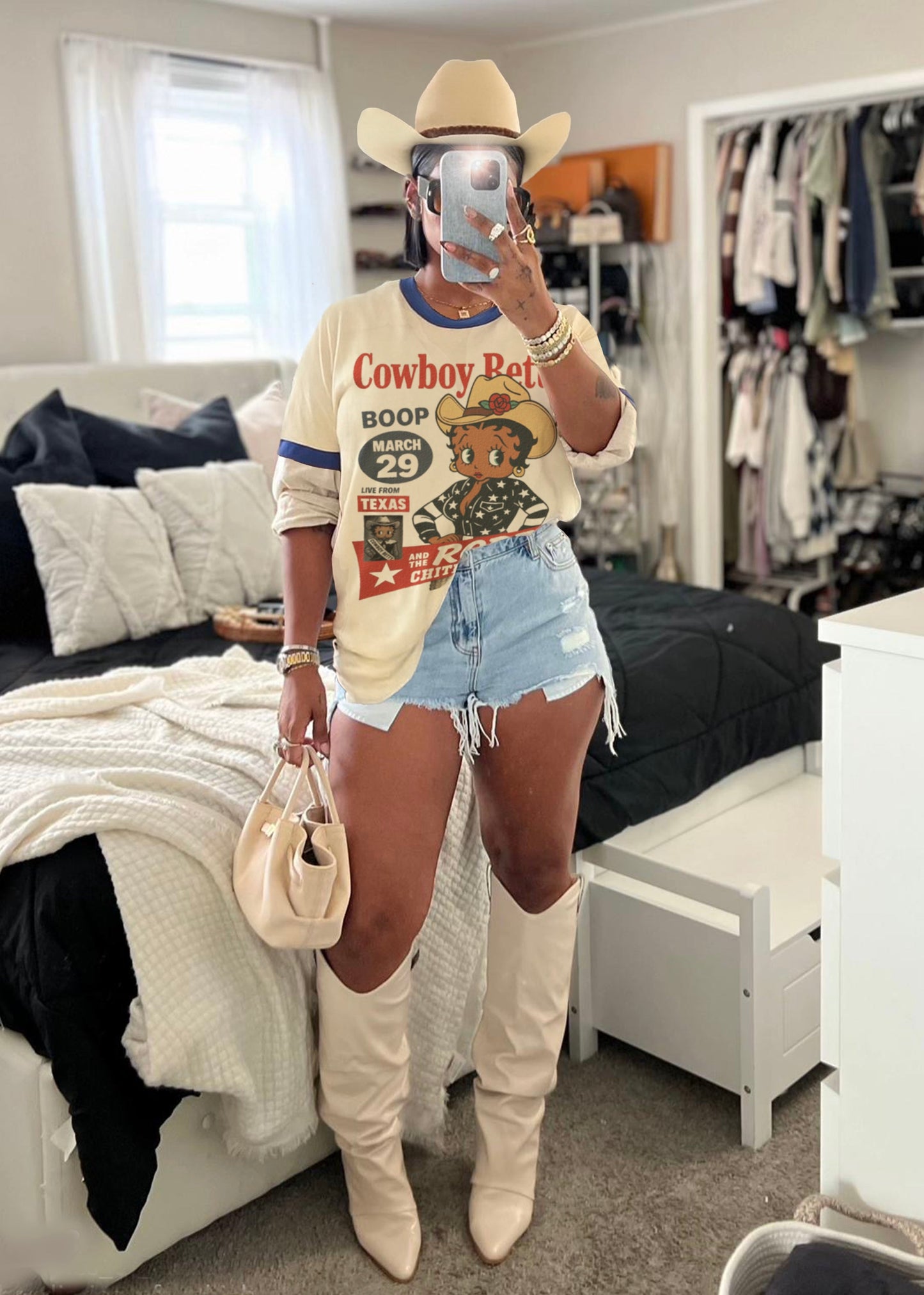 Cowboy Carter Betty - Ringer Tee